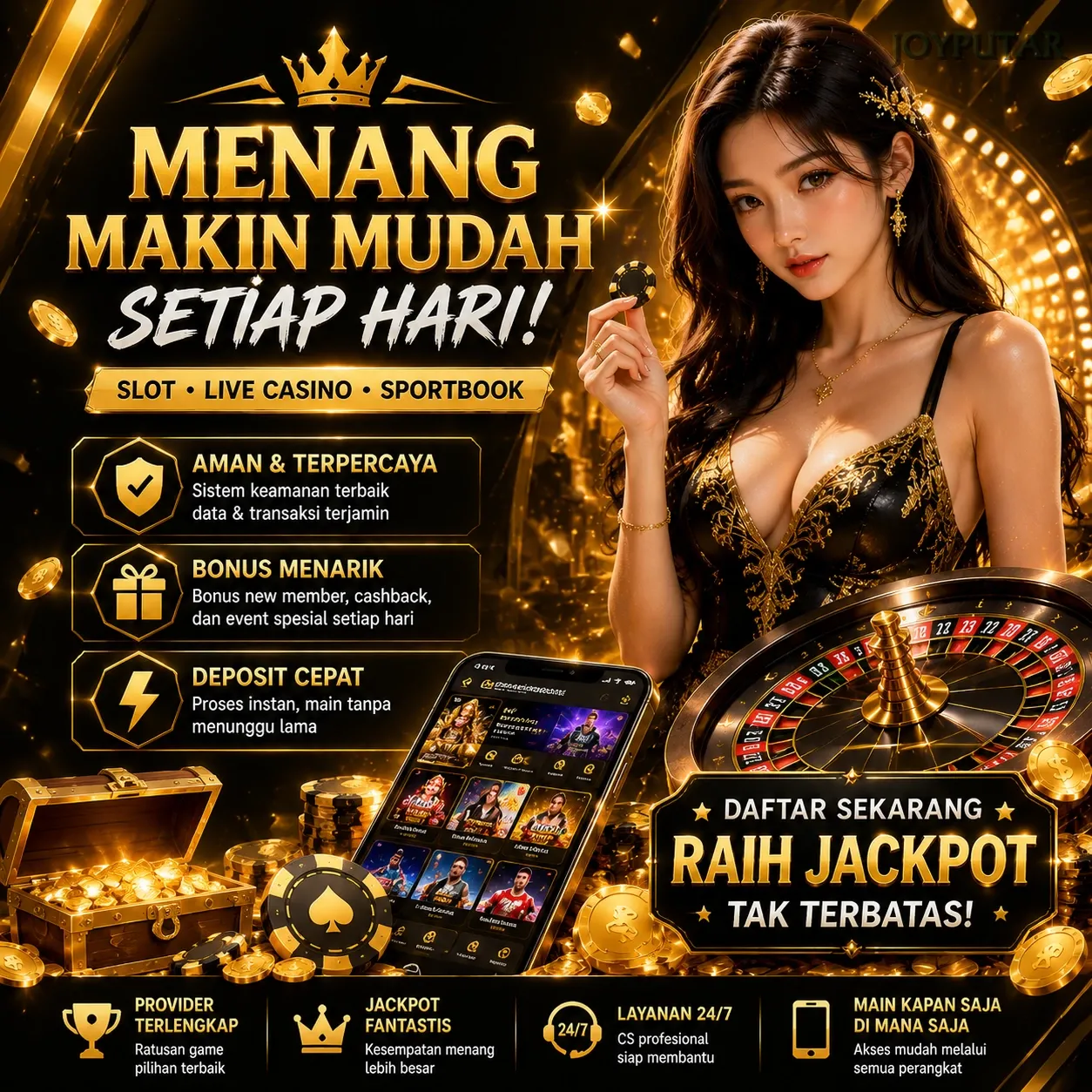 Ikon aplikasi joyputar resmi